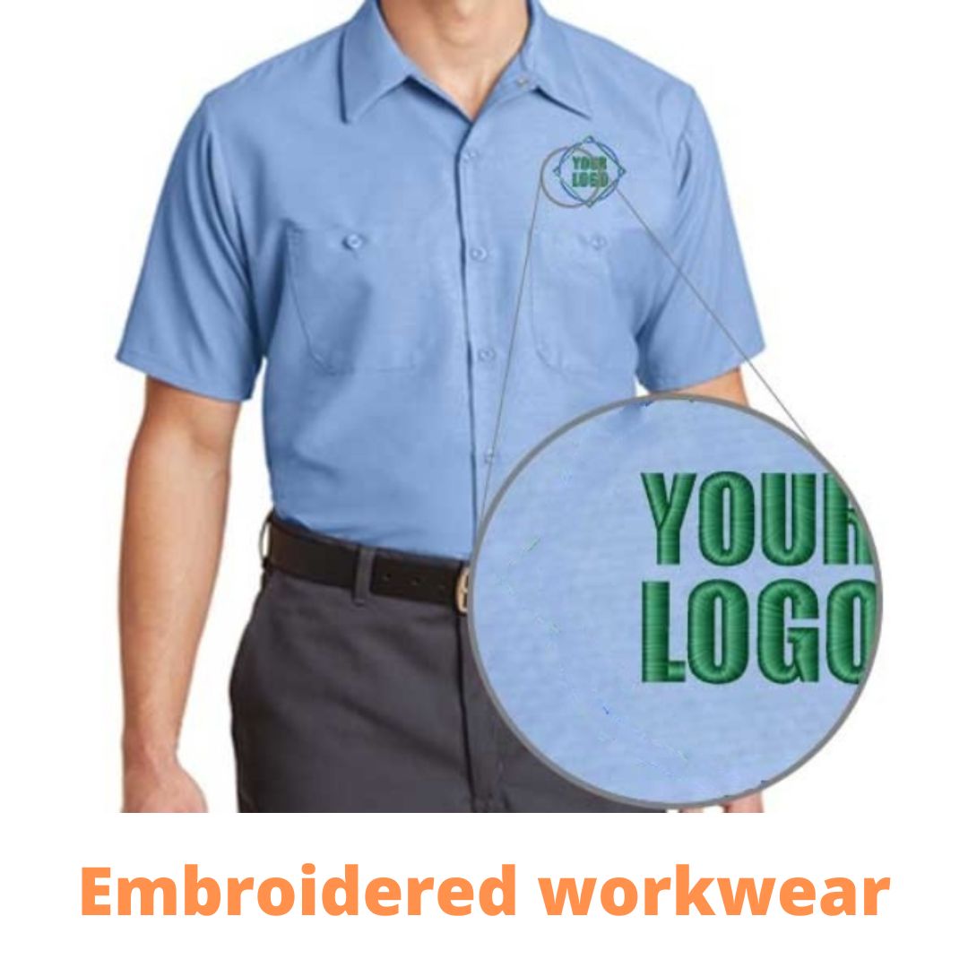 222 Embroidered workwear